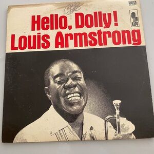 Hello, Dolly! Louis Armstrong Vinyl Record vintage 60’s Jazz John Coltrane